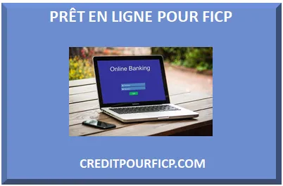 Ordinateur portable affichant une demande de crédit en ligne avec un cadenas