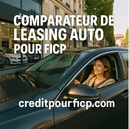 Personne examinant un contrat de location de voiture devant un véhicule compact
