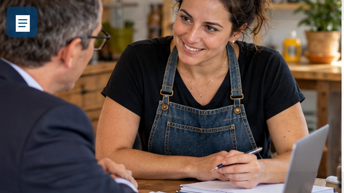 Pile de courriers de créanciers et calculatrice posés sur une table de cuisine