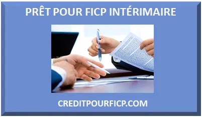 PRÊT POUR INTÉRIMAIRE FICHÉ FICP